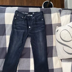 J. Crew Dark Blue Ankle Jeans